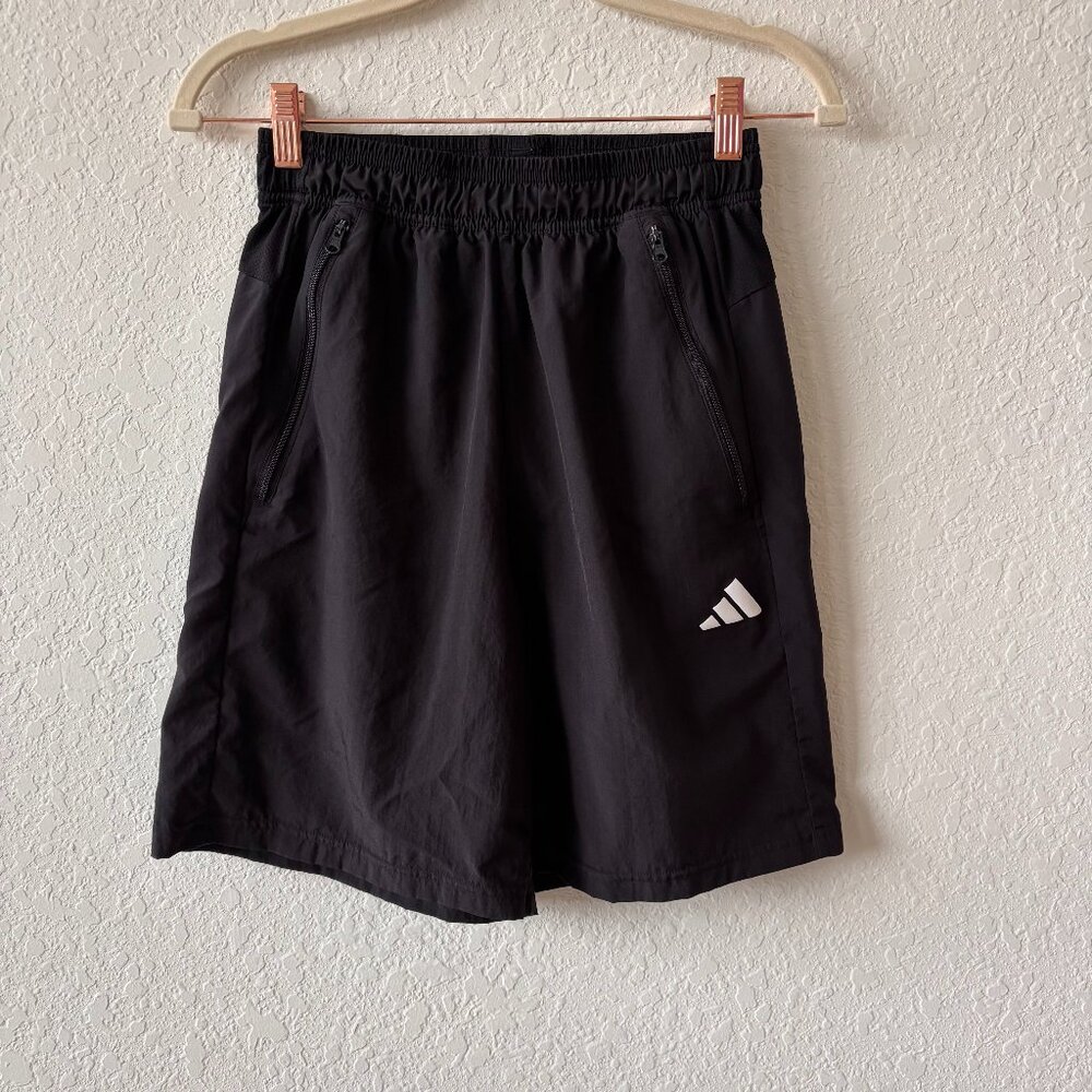 Adidas black shorts for boys in size S